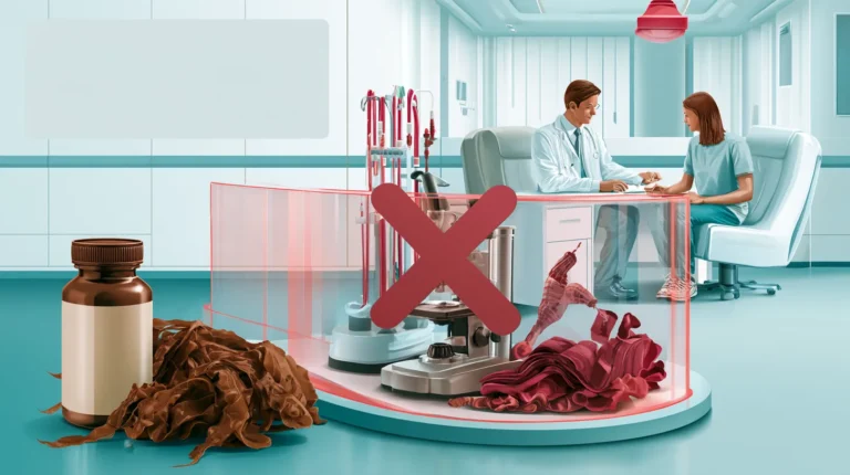 Cảnh giác với quảng cáo "chữa khỏi" ung thư
Fucoidan là thực phẩm hỗ trợ, bằng chứng chủ yếu về hỗ trợ miễn dịch và giảm tác dụng phụ khi điều trị. Bất kỳ sản phẩm nào cam kết "tiêu diệt tế bào ung thư", "thay thế hóa trị" đều đang quảng cáo sai sự thật và vi phạm quy định.